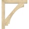 Ekena Millwork Imperial Block Rough Sawn Bracket w/ Offset Brace, Douglas Fir, 6"W x 32"D x 36"H BKT0604X32X36IMP05RDF - alternate 4